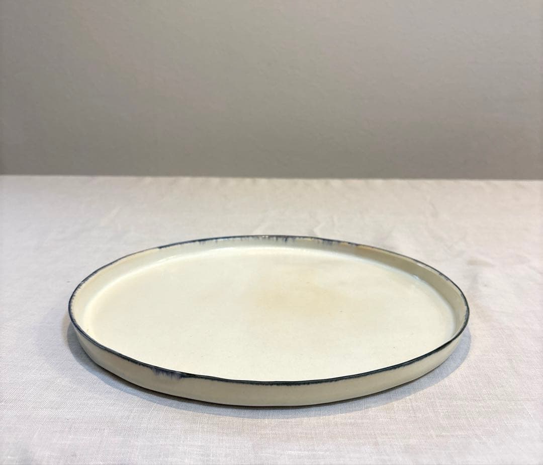 中里花子_ 大皿 プレート 未使用　Φ29cm× h2cm