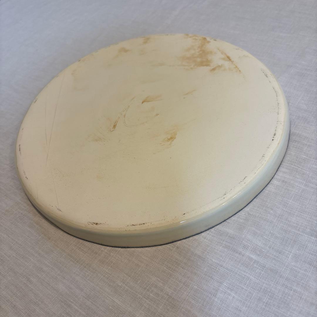 中里花子_ 大皿 プレート 未使用　Φ29cm× h2cm