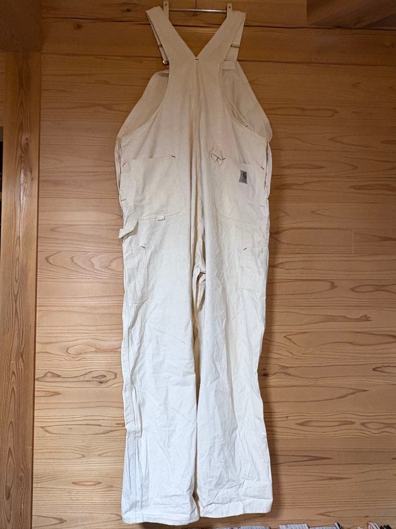 Carhartt オーバーオール プリントタグ　山ポケット デッドストック