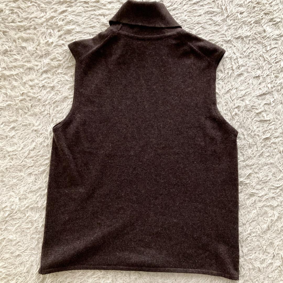 レア 美品　エルメス　L ニット　カーディガン　アンサンブル　ブラウン