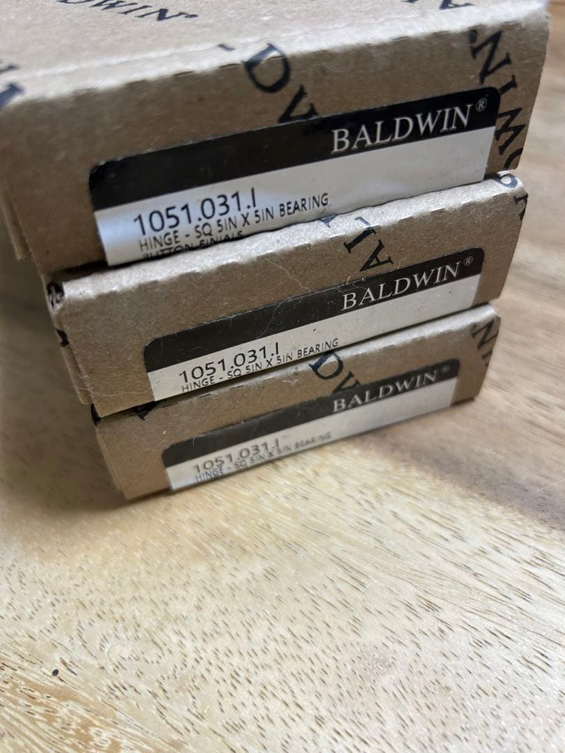 BALDWIN 真鍮無垢　蝶番　ヒンジ　日本取り扱いなし