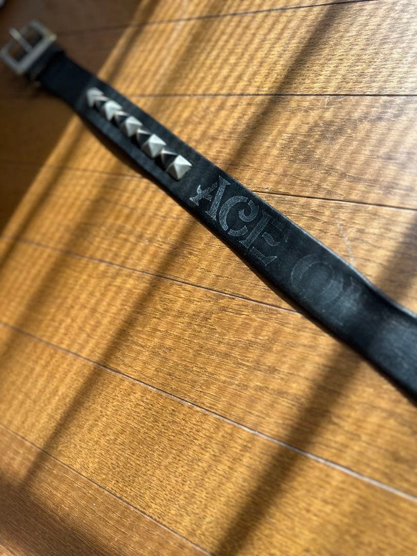 NUMBER (N)INE レザーベルト ピラミッドスタッズ W82-102cm