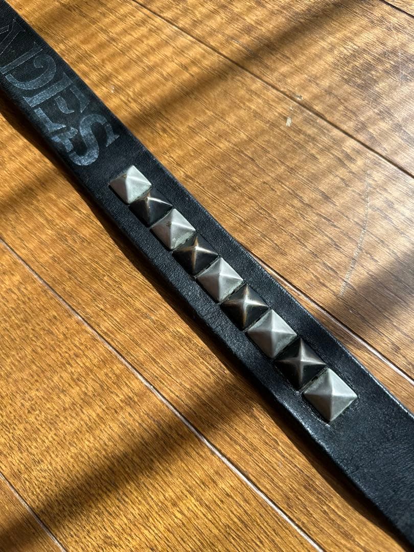 NUMBER (N)INE レザーベルト ピラミッドスタッズ W82-102cm