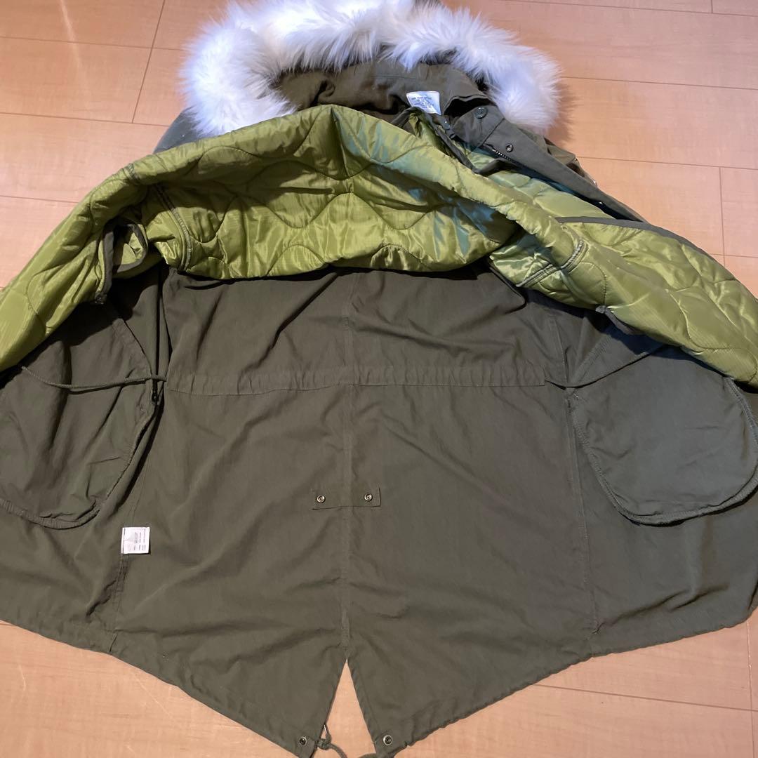 ヒューストン M65 フィッシュテール モッズコート ミリタリー ライナーフード