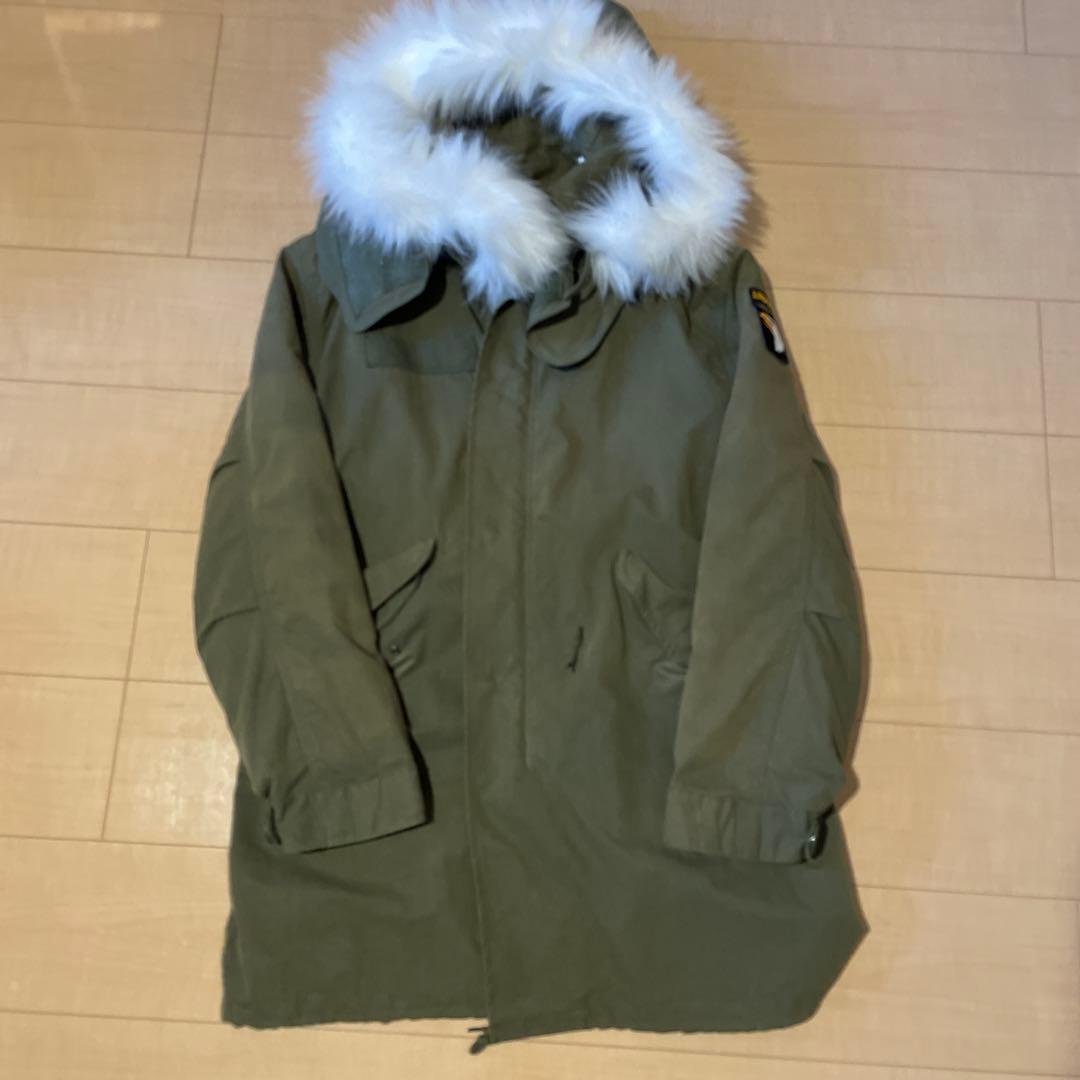 ヒューストン M65 フィッシュテール モッズコート ミリタリー ライナーフード