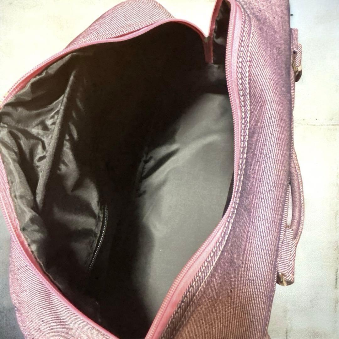 大容量 PUMA y2k キルティング ボストンバッグ デニム パープル 希少