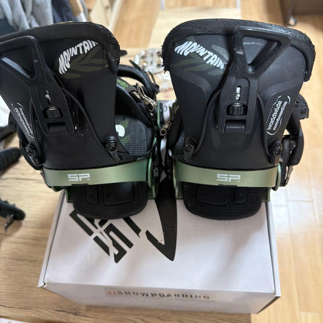 SP MOUNTAIN ビンディング ブラック/グリーン　ＳＰバインディング