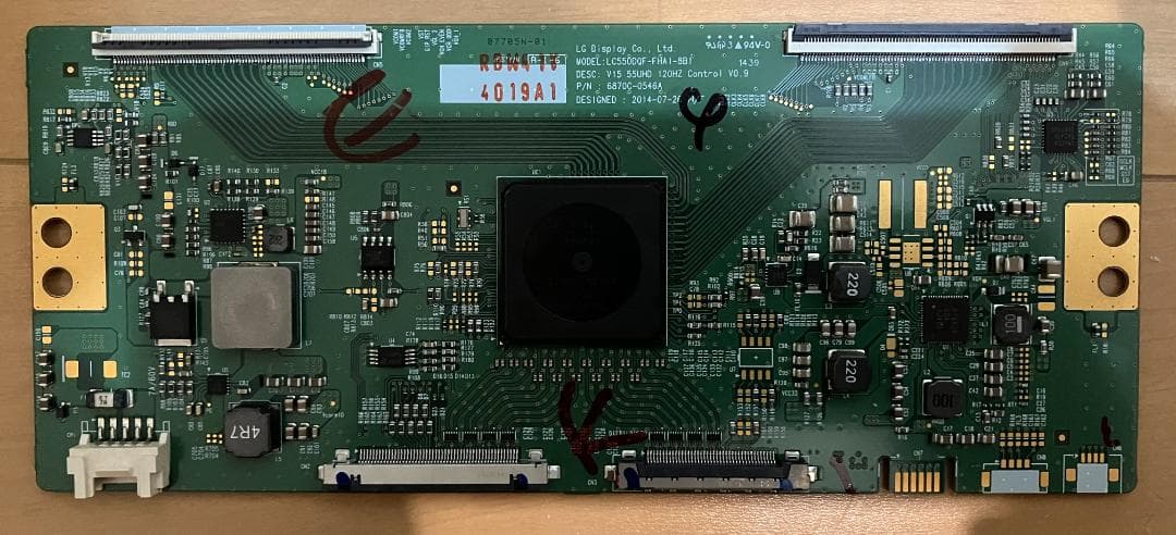 東芝　REGZA　55V型　4K液晶テレビ　基盤一式　55J10X　ジャンク