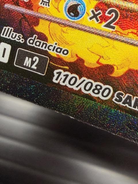 H-489 ポケモンカードゲーム メガリザードンX ex SAR 110/080