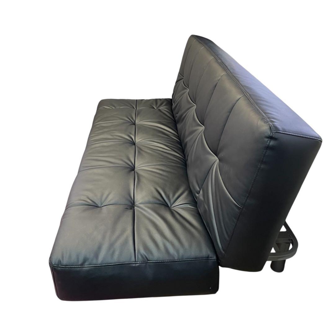 【引取専用】ニトリ ソファベッド Nシールド BK