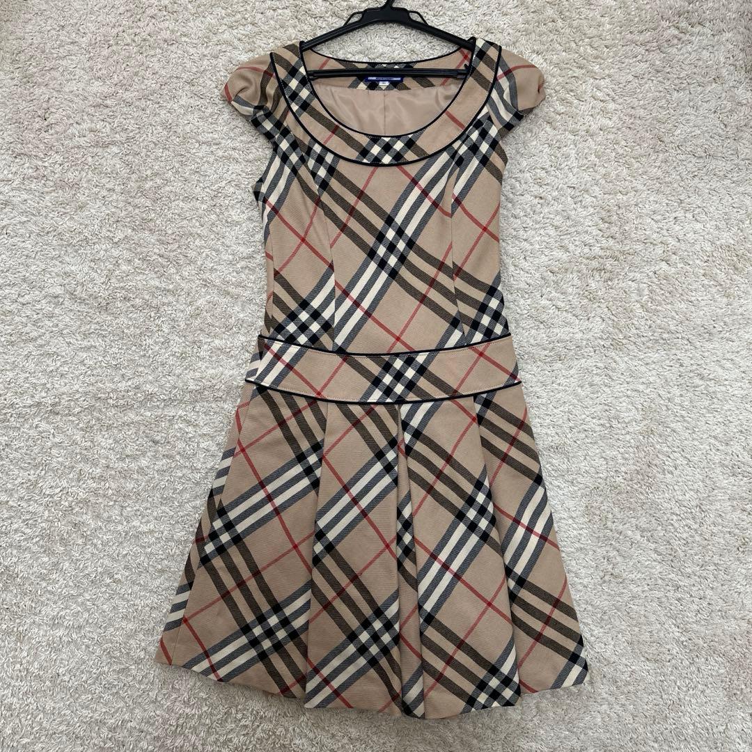 BURBERRY BLUELABEL ノバチェック ワンピース 36