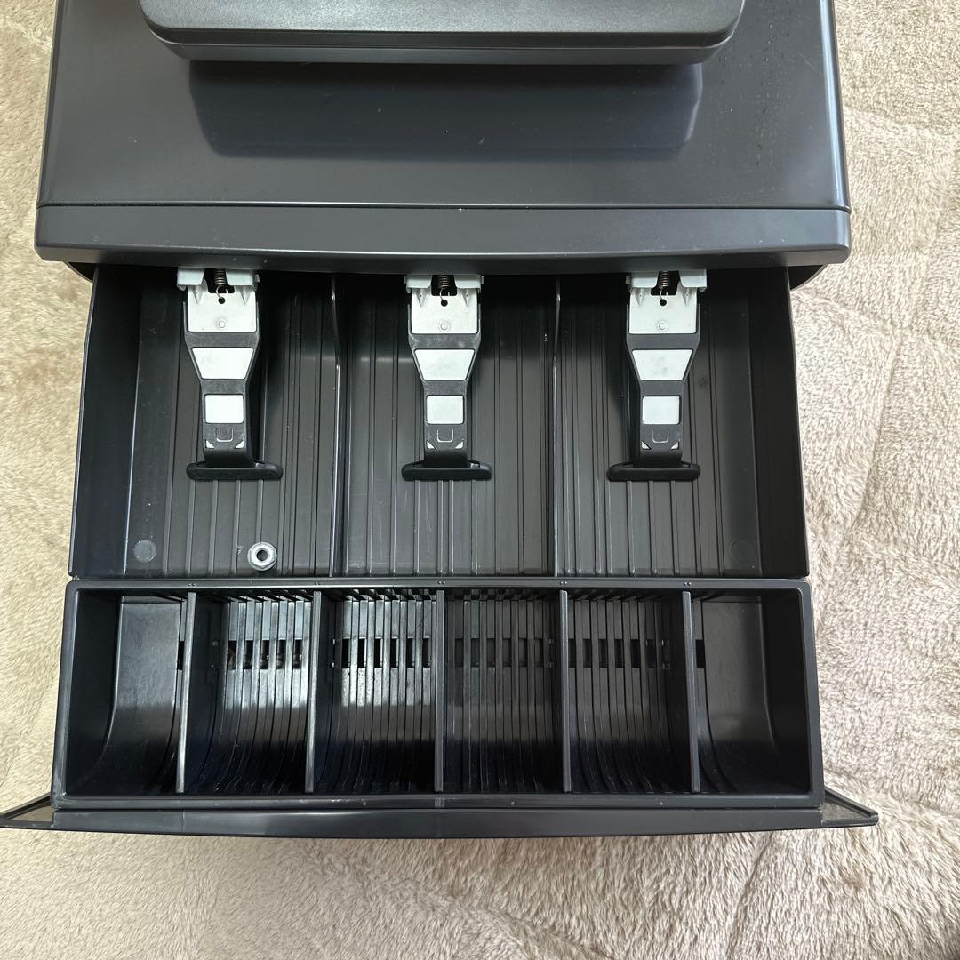 ブラック電子レジスター LCDディスプレイ