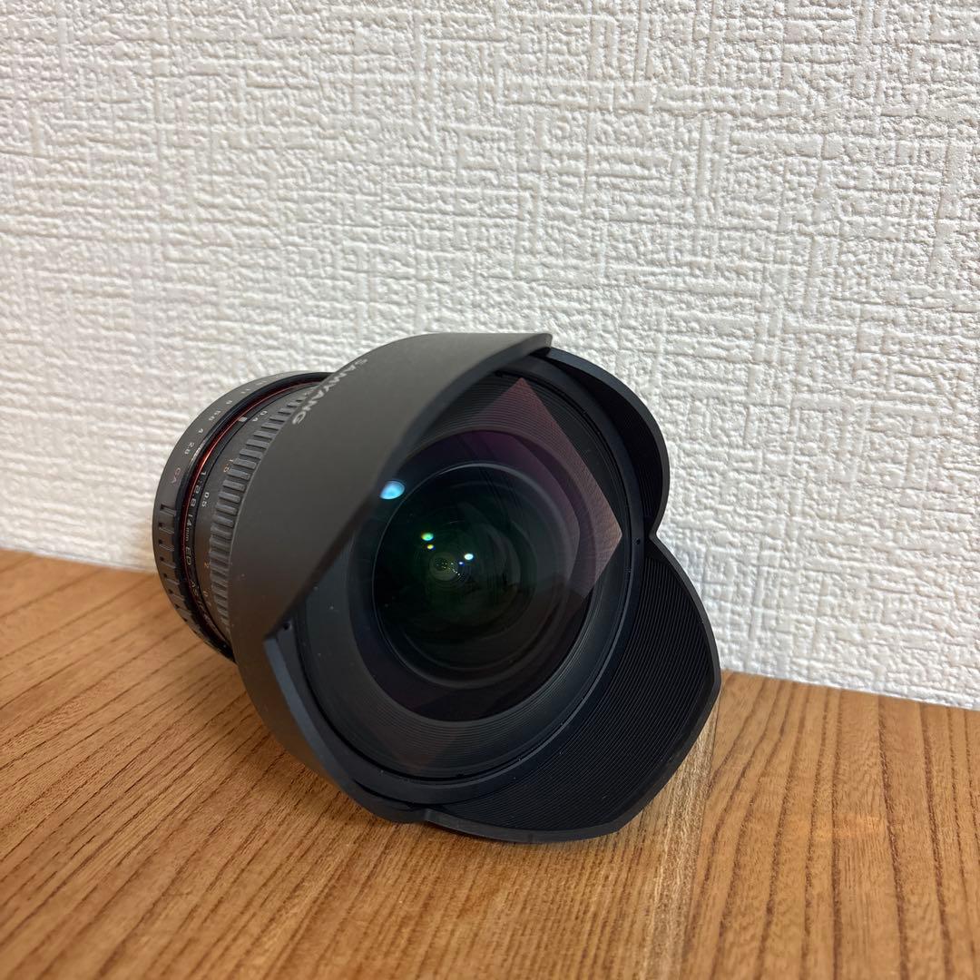 美品✨SAMYANG 単焦点広角レンズ 14mm F2.8 Canon