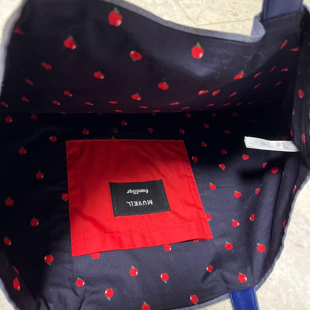 みほ＊プロフ必読【完売品】MUVEIL×familiarコラボデニムバッグ