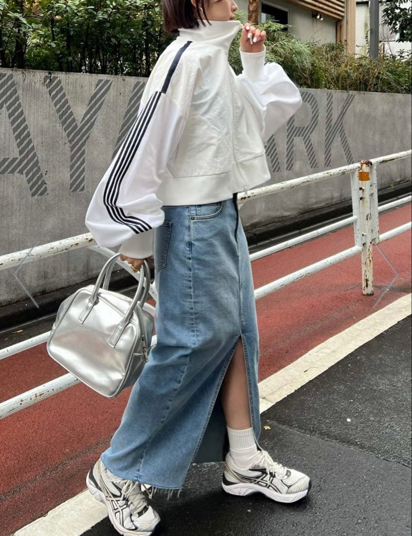 etsinta/エシンタ ナイロントラックボリュームスリーブジャケット