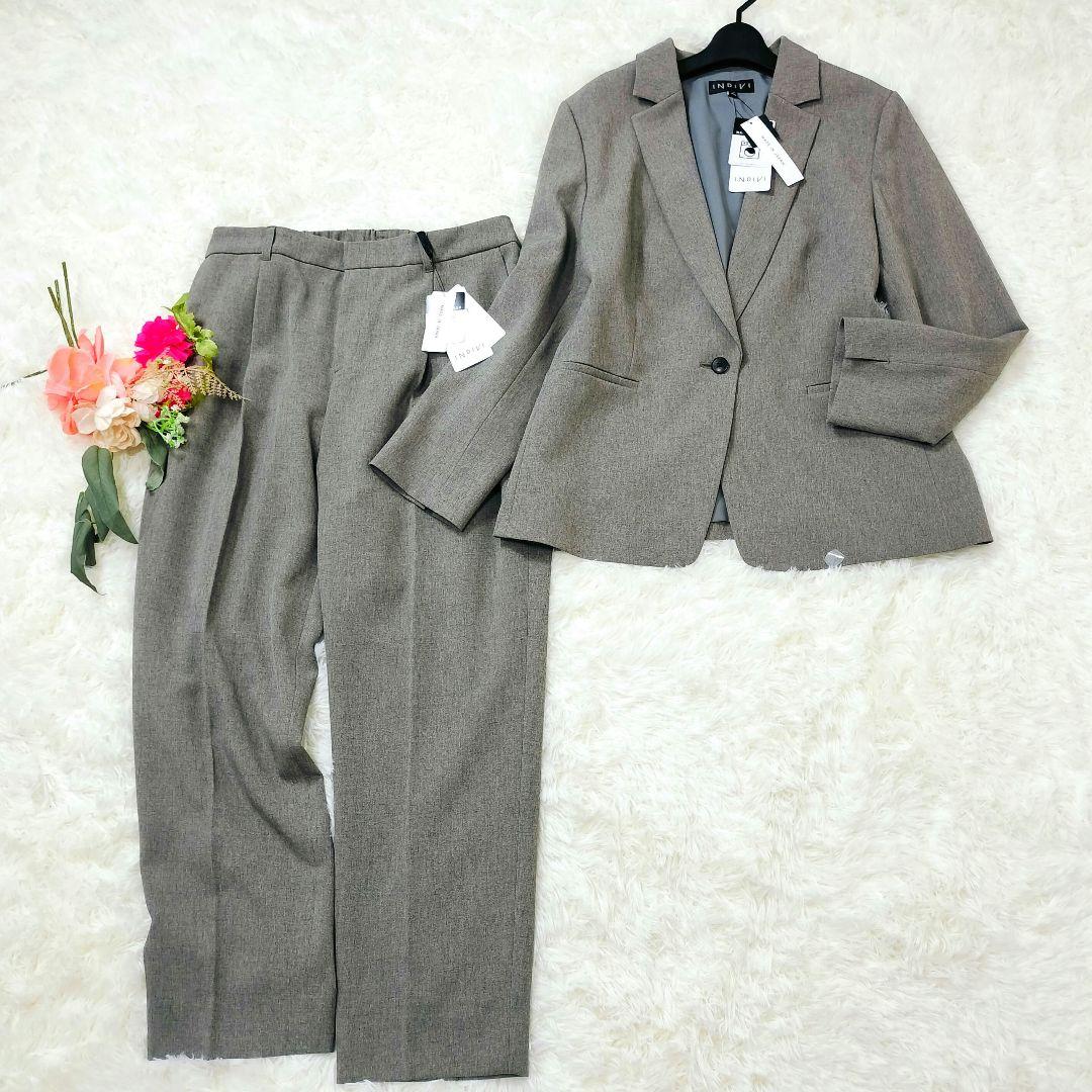 2024モデル 新品タグ付き 大きいサイズ スーツセットアップ INDIVI