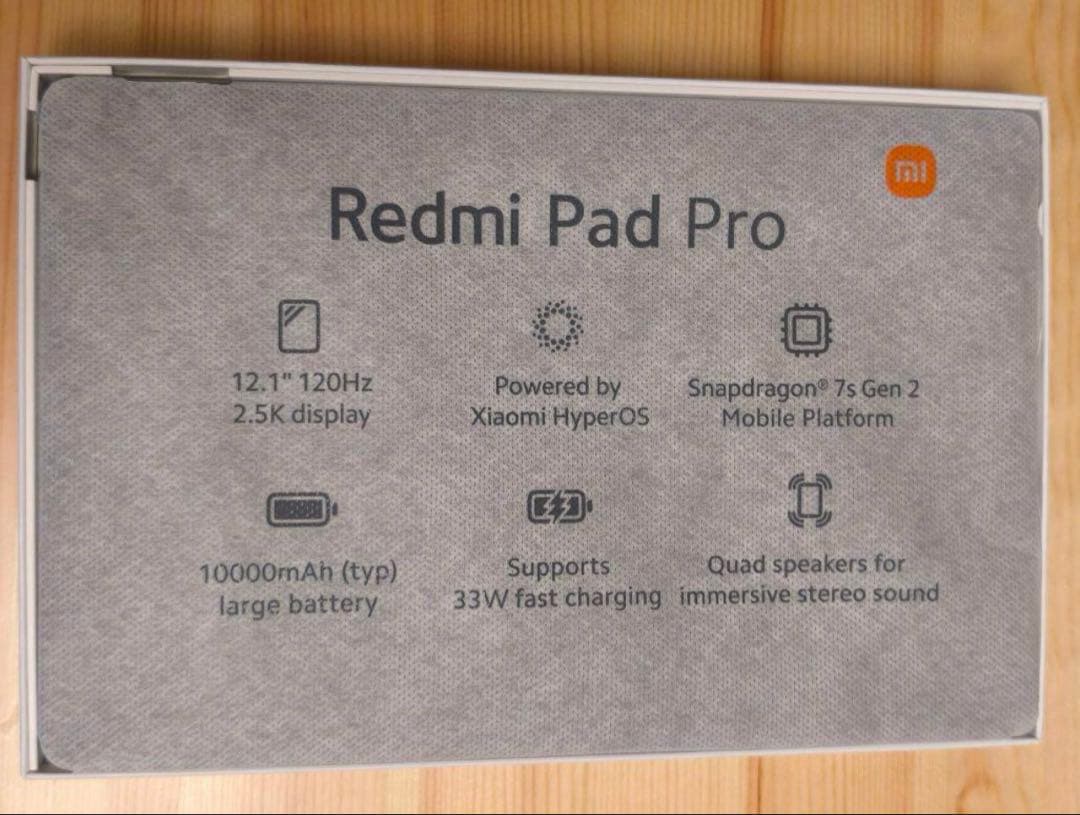 Redmi Pad Pro RAM8GB 128GBROM大画面 タブレット