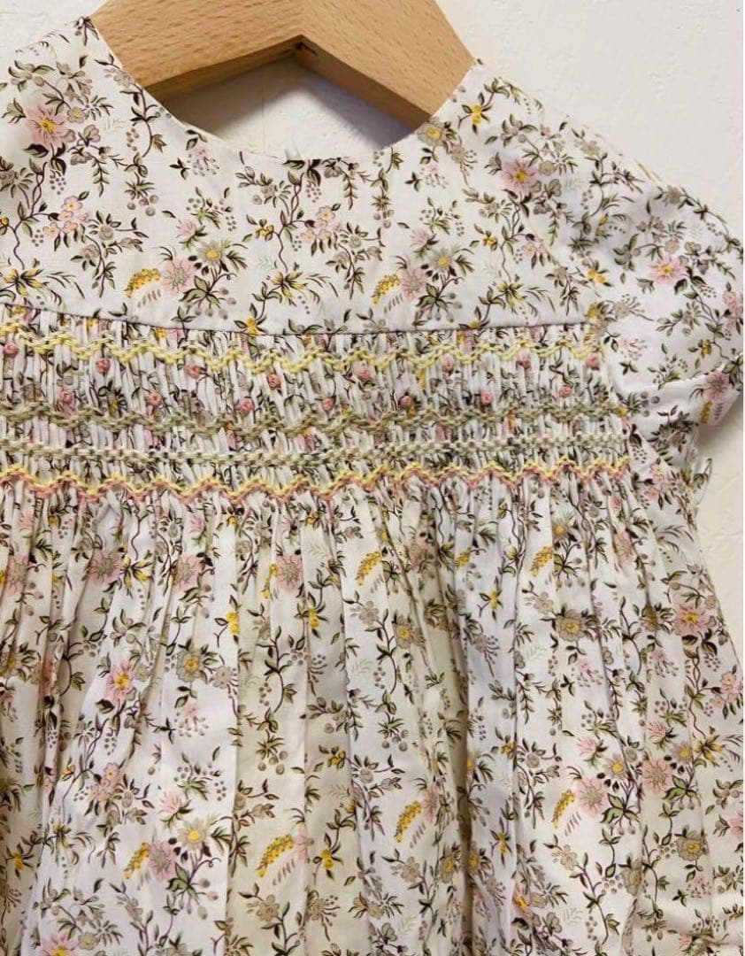 め*め様 新品✨タグ付き✨【2A】ボンポワン　ワンピース　Bonpoint ブル