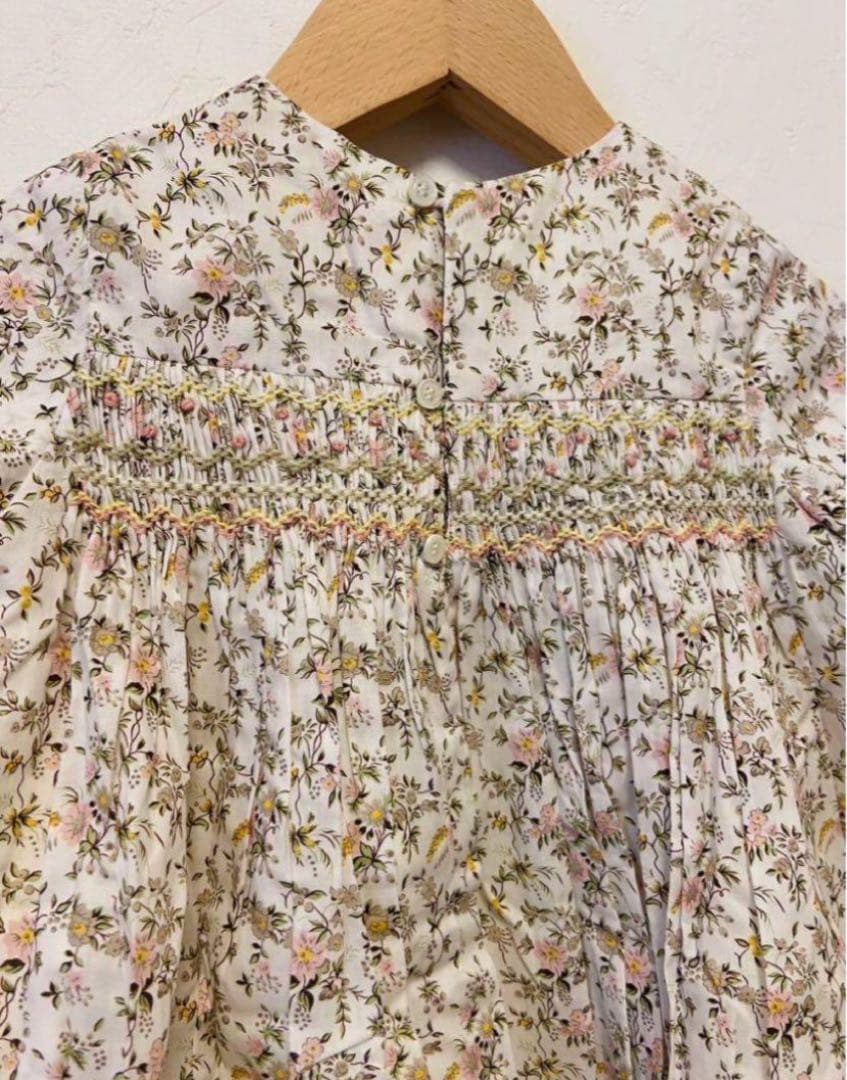 め*め様 新品✨タグ付き✨【2A】ボンポワン　ワンピース　Bonpoint ブル