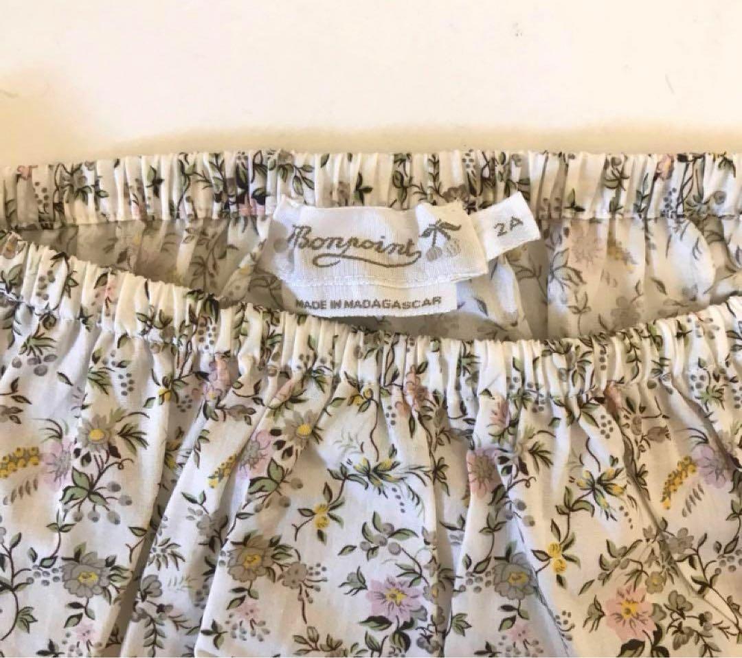 め*め様 新品✨タグ付き✨【2A】ボンポワン　ワンピース　Bonpoint ブル