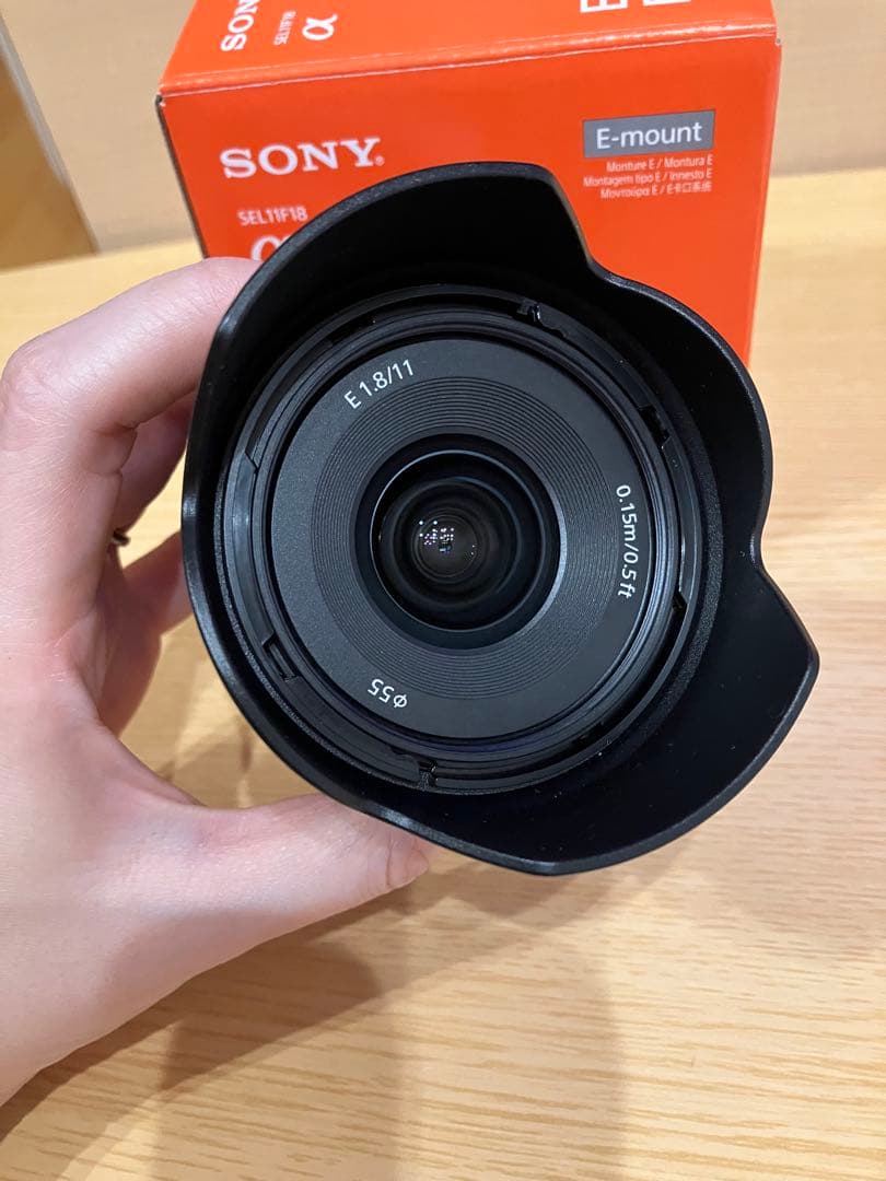 保証付き・Sony 11mm F1.8 レンズ SEL11F18 単焦点レンズ