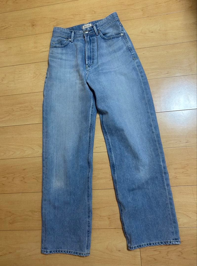 YANUK ヤヌーク ボーイズストレートデニム LEA 57111231