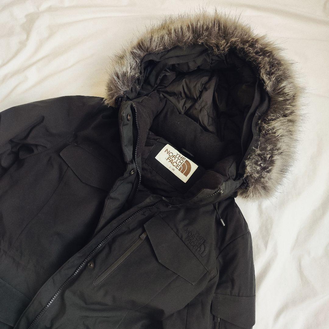 【人気モデル】ノースフェイス★ファー付きダウンジャケット Lサイズ