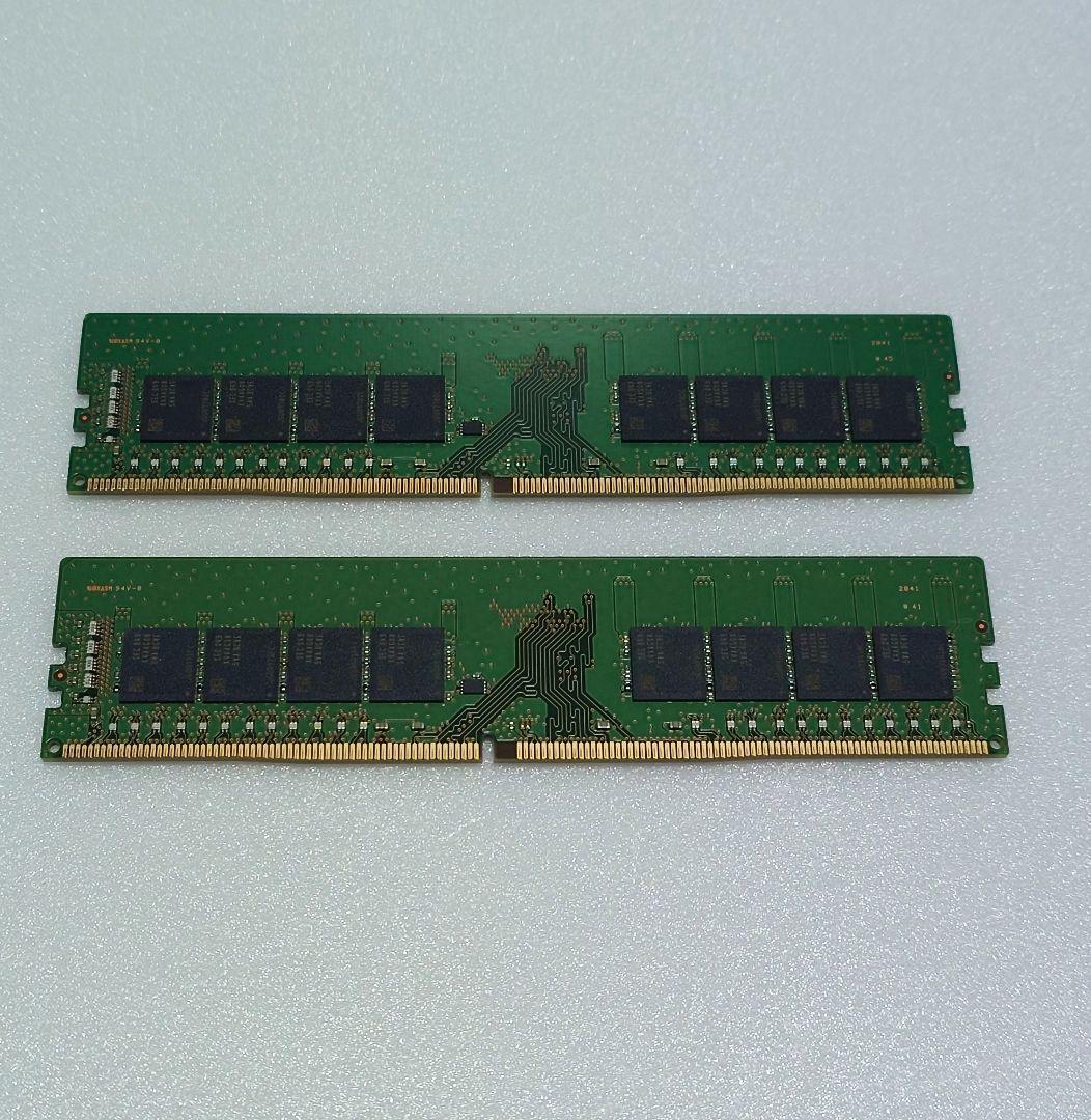 Samsung DDR4 3200 32GB ×2 計 64GB 【動作確認済】