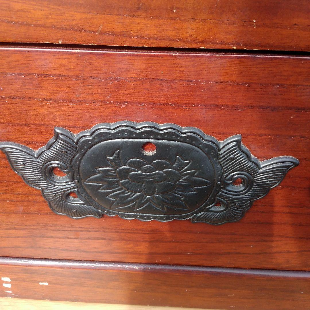 4983）民芸家具・時代箪笥風　和風のテレビ台　８８×４４ｃｍ、高さ４５ｃｍ