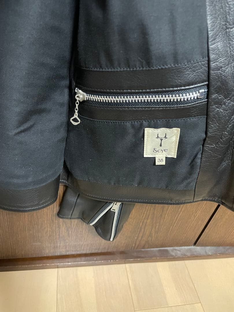 【SALE】SCYE （サイ）シングルライダース レザージャケット38