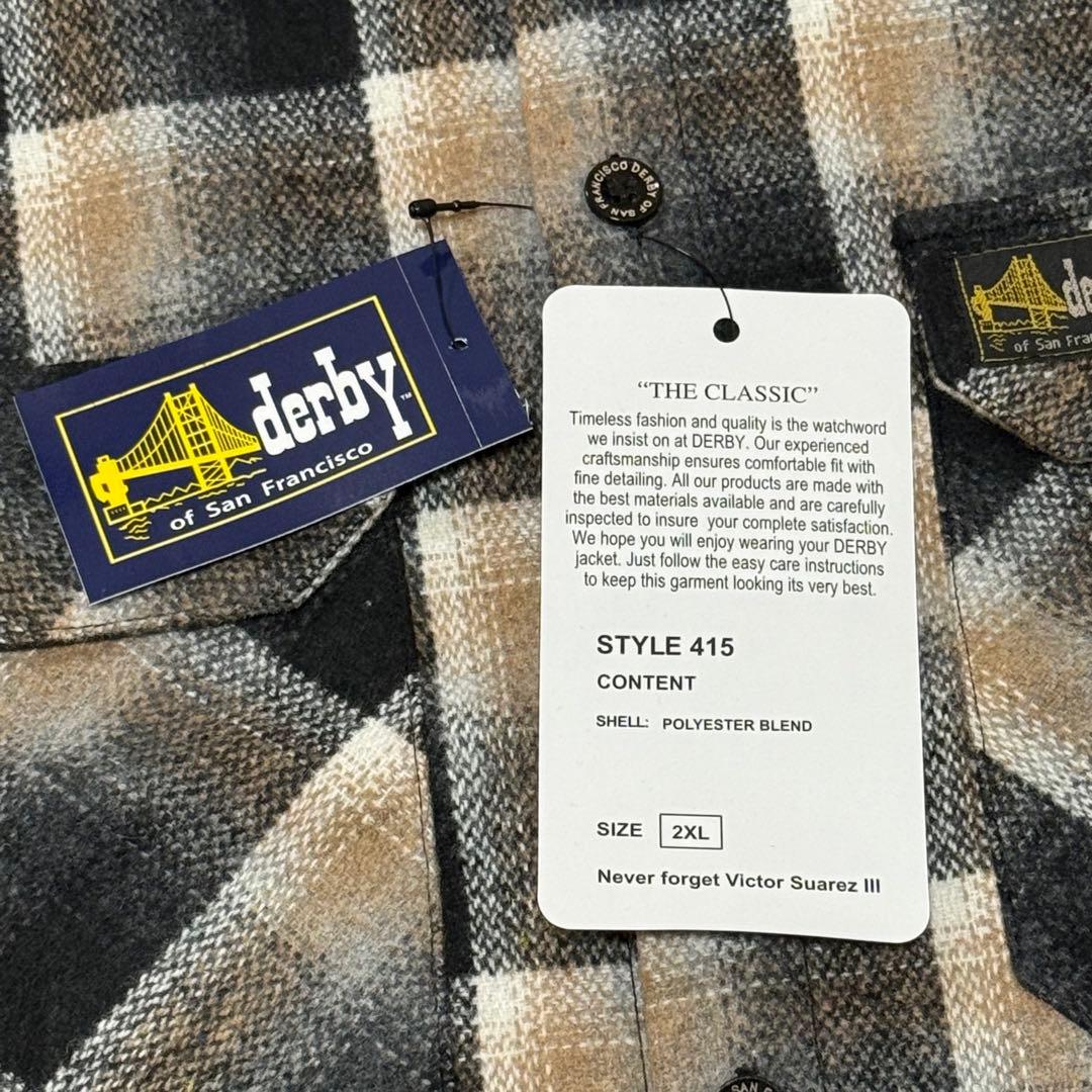 ダービー オブ サンフランシスコ スタイル 415 プレイド ネルシャツ 2XL