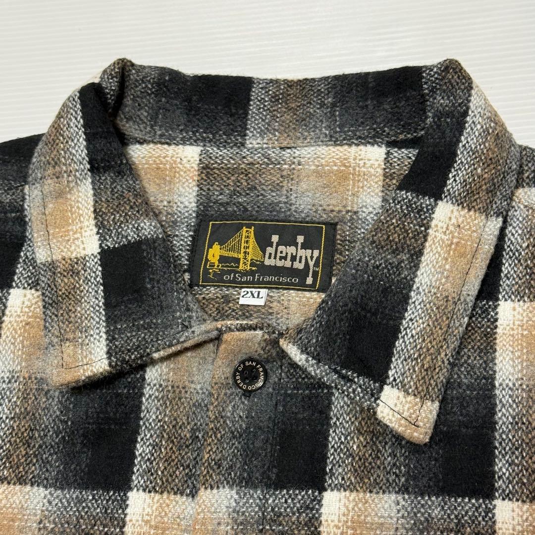 ダービー オブ サンフランシスコ スタイル 415 プレイド ネルシャツ 2XL