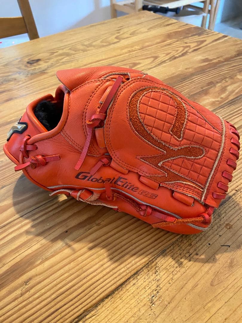 Mizuno Global Elite RG 少年用軟式グローブ オレンジ　美品