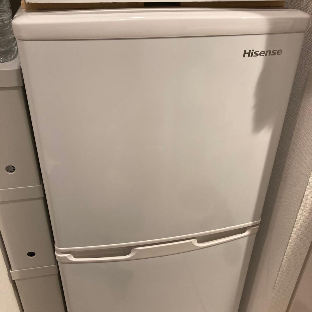 ハイセンス　2ドア冷蔵庫冷凍庫　一人暮らし用
