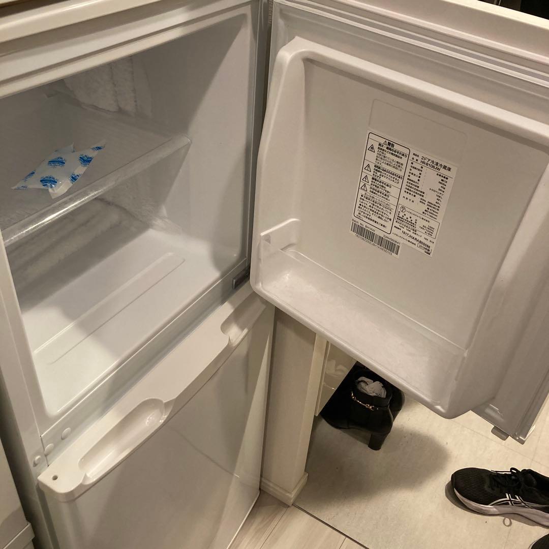 ハイセンス　2ドア冷蔵庫冷凍庫　一人暮らし用