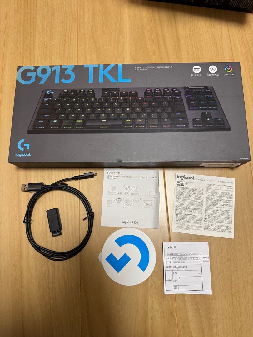 【未使用】Logicool G913 TKL CK クリッキー 青軸