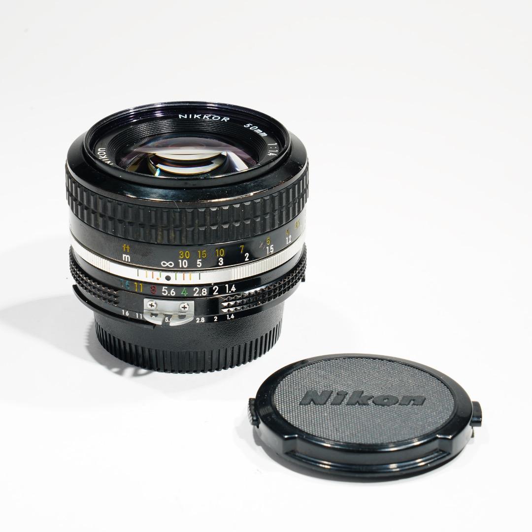 【極美品】動作◎ ニコン　Ai Nikkor 50mm F1.4 758