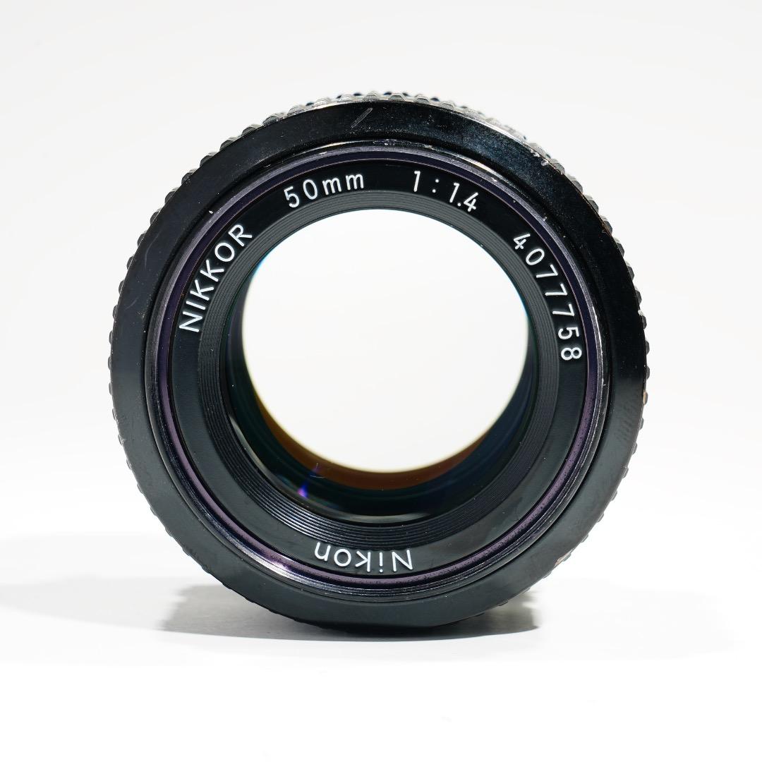 【極美品】動作◎ ニコン　Ai Nikkor 50mm F1.4 758