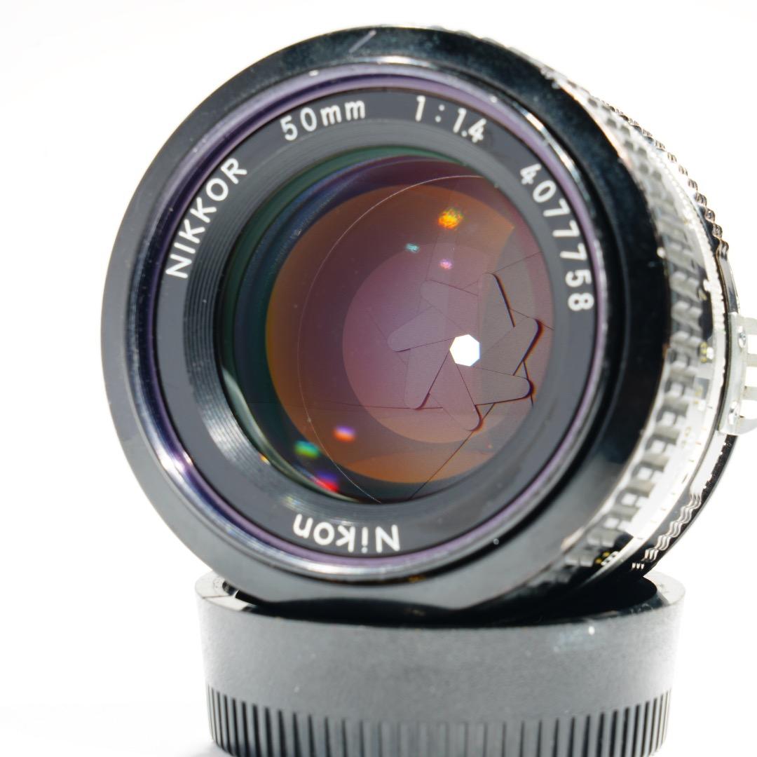 【極美品】動作◎ ニコン　Ai Nikkor 50mm F1.4 758