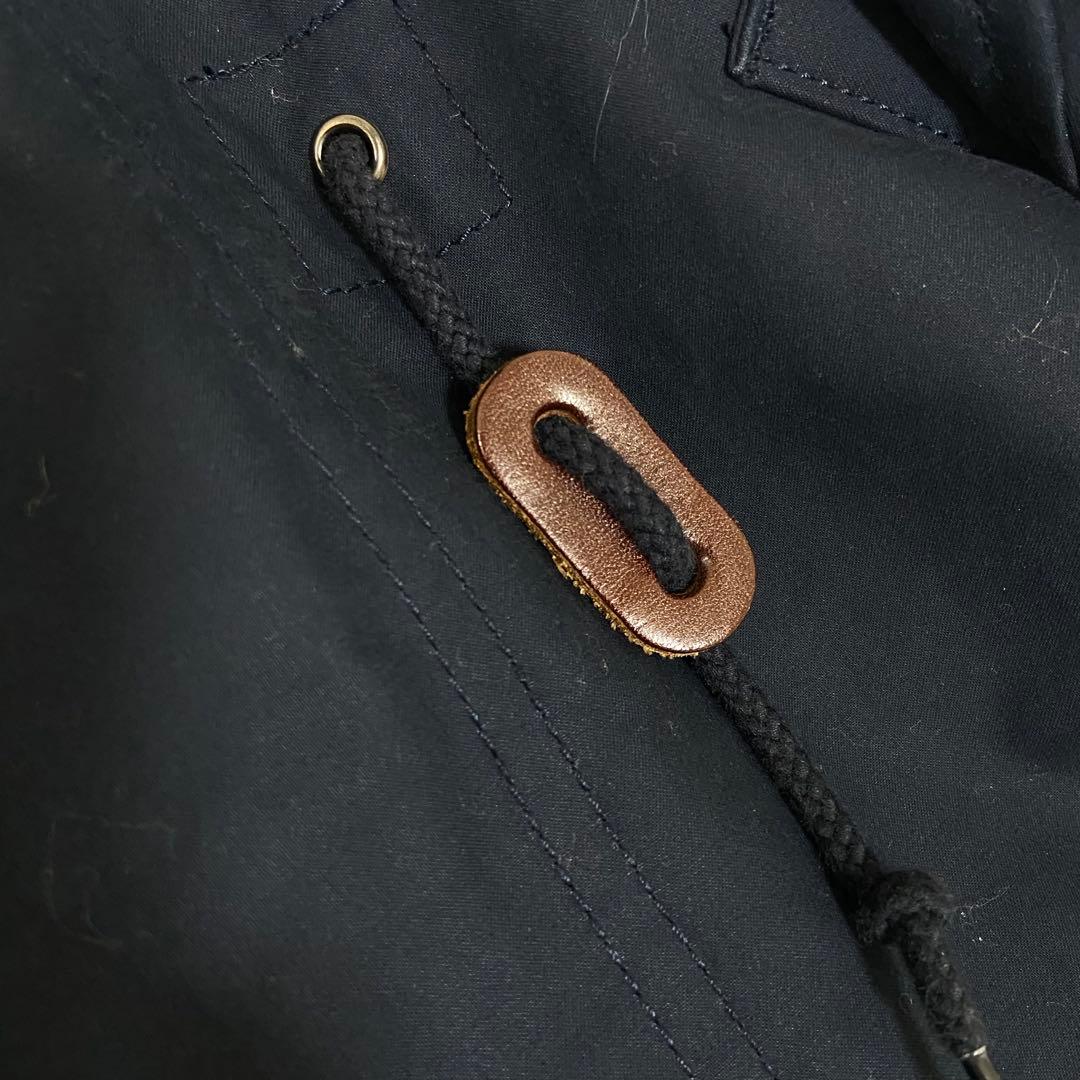 アメリカンラグシー モッズコート2way ファー付き ネイビー M