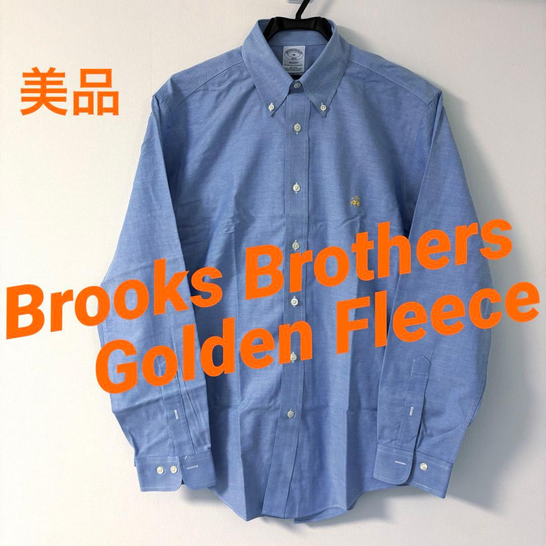 最高級 美品 Brooks Brothers GF BDシャツ 長袖 羊刺繍 M