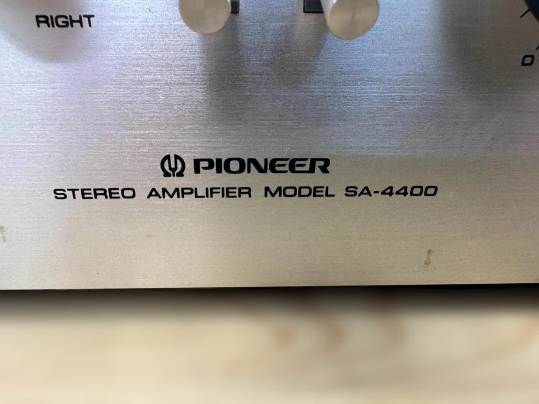 パイオニア Pioneer プリメインアンプ SA-4400 取扱説明書有