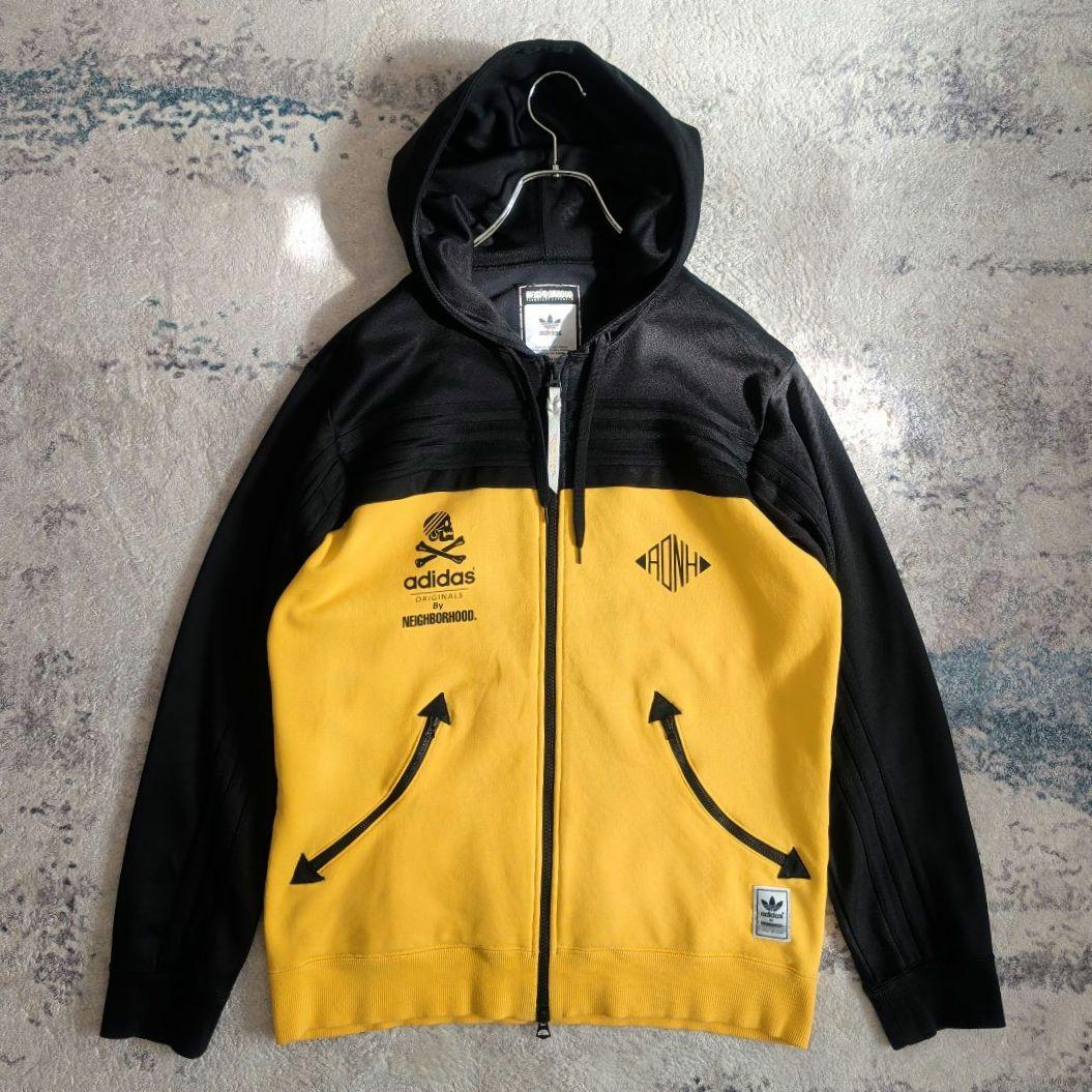 希少サイズ アディダス × ネイバーフッド コラボ パーカー フルジップ XL