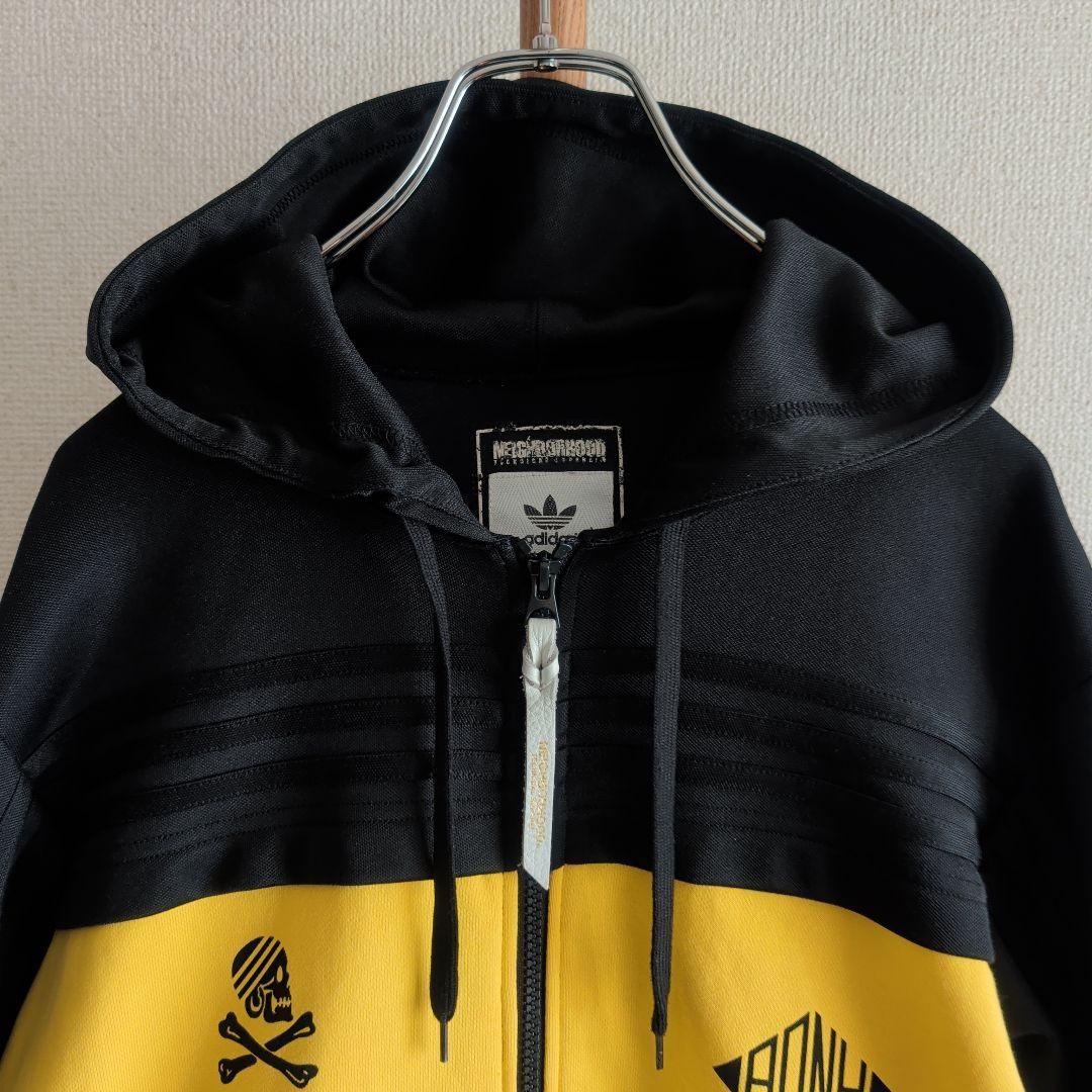 希少サイズ アディダス × ネイバーフッド コラボ パーカー フルジップ XL