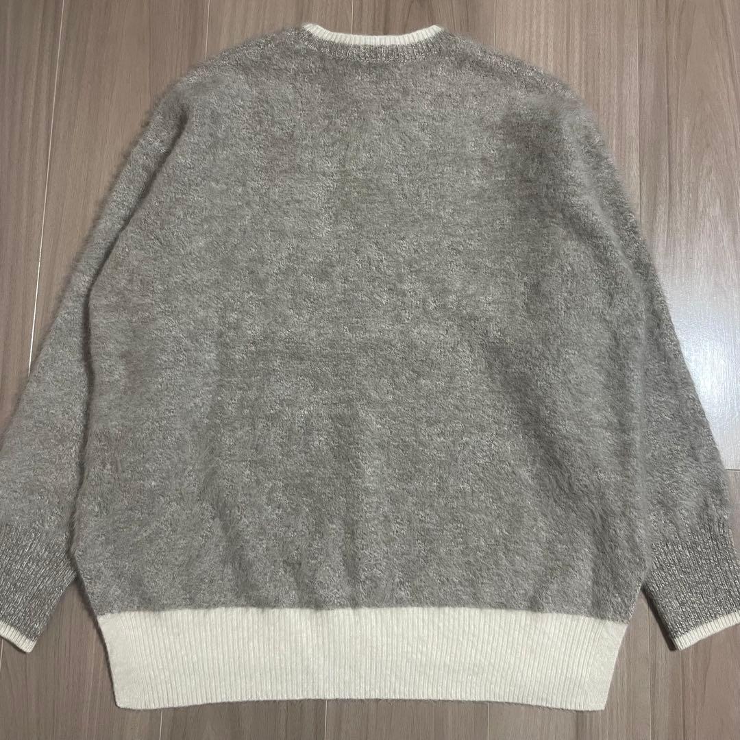 【美品クリーニング済】ユナイテッドアローズ フォックスカシミヤクルーネックニット