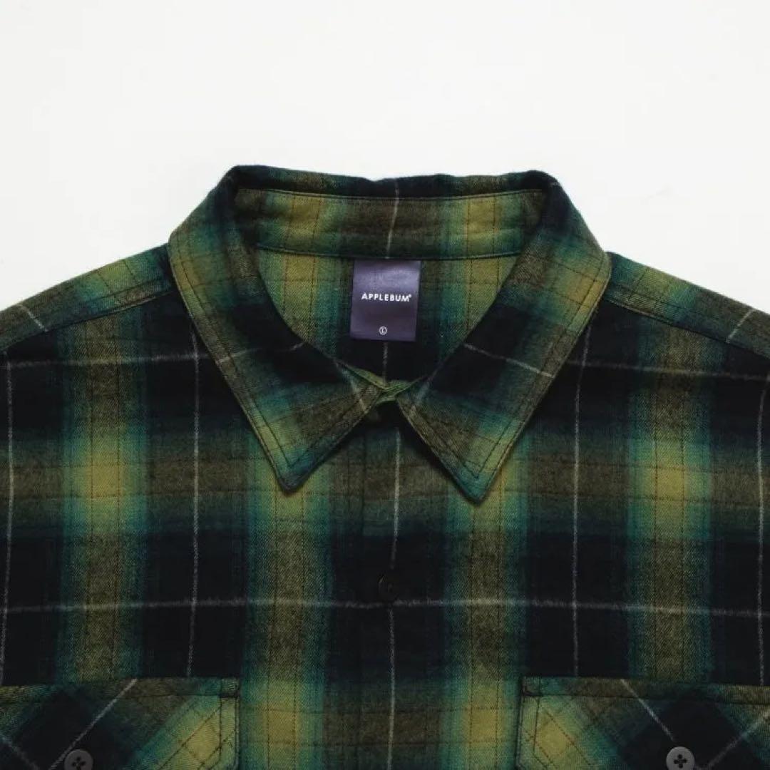 l*a様 APPLEBUM（アップルバム）SHAGGY CHECK NEL SH