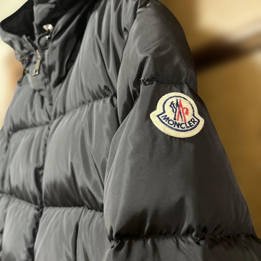 モンクレール ダウン ロング 黒 サイズ1 MONCLER AVOCETTE