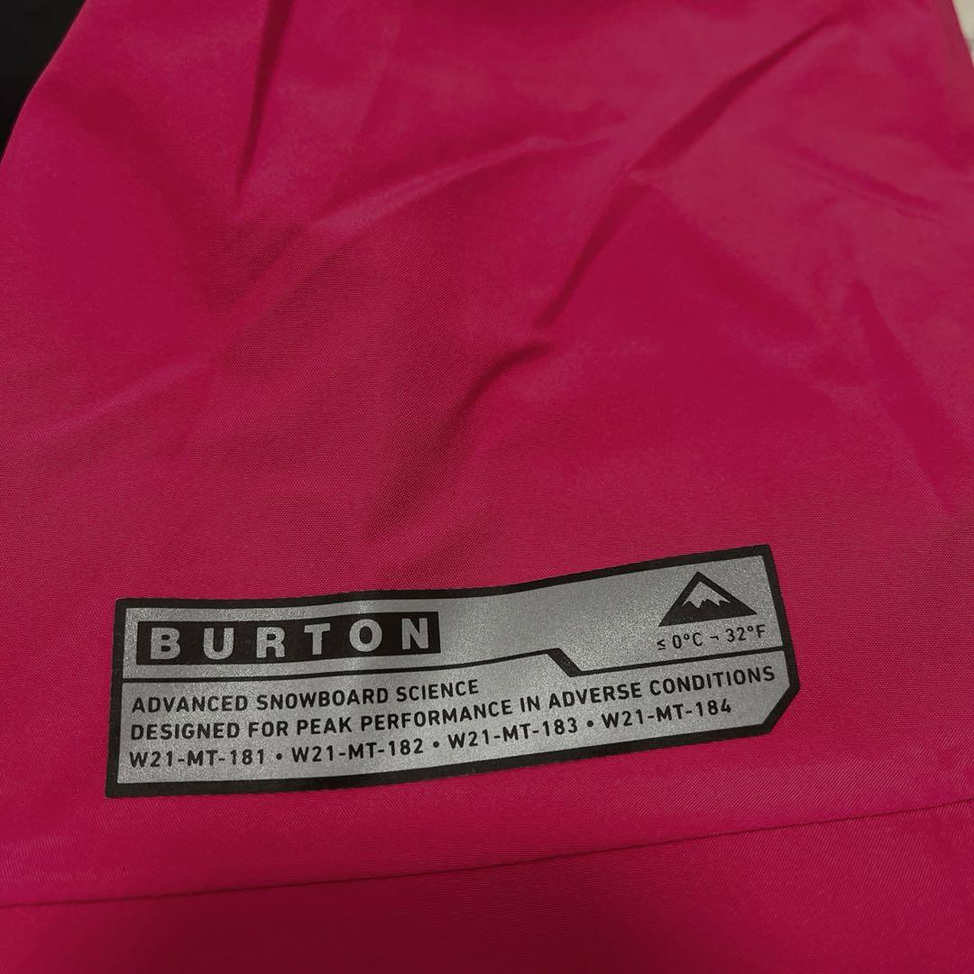 Burton GORE-TEX スノーボードジャケット ピンク/黒　ユニセックス