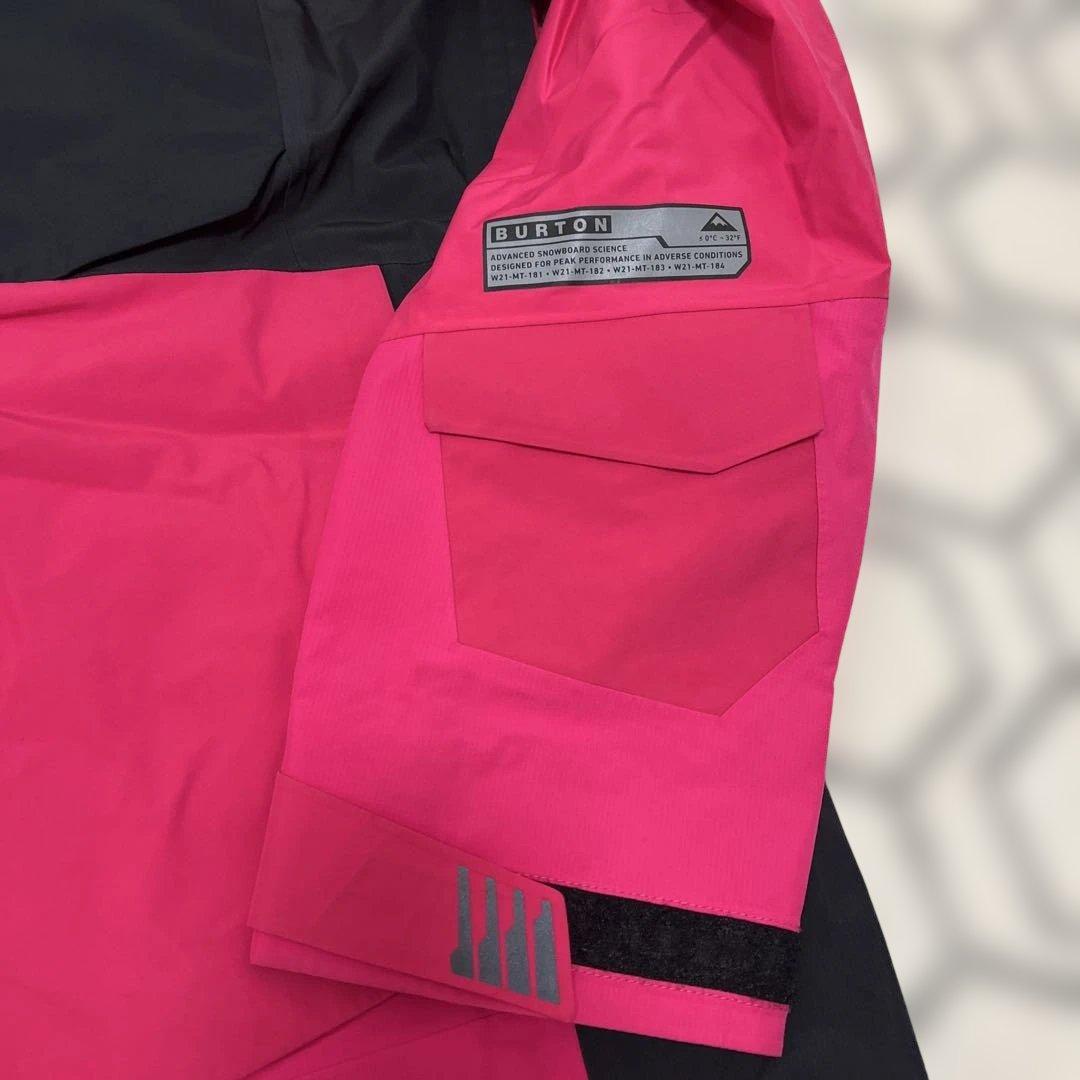 Burton GORE-TEX スノーボードジャケット ピンク/黒　ユニセックス