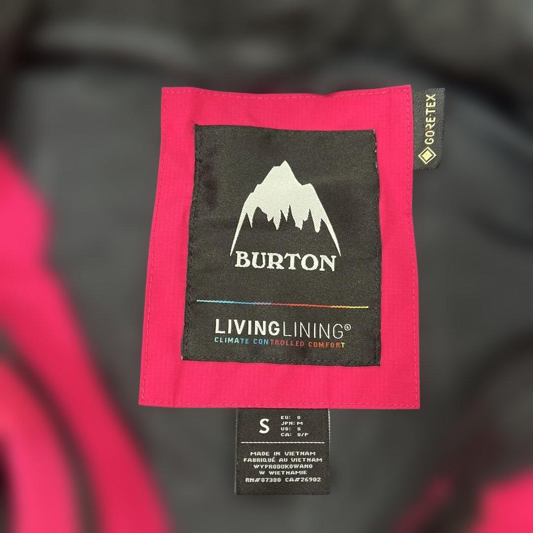 Burton GORE-TEX スノーボードジャケット ピンク/黒　ユニセックス